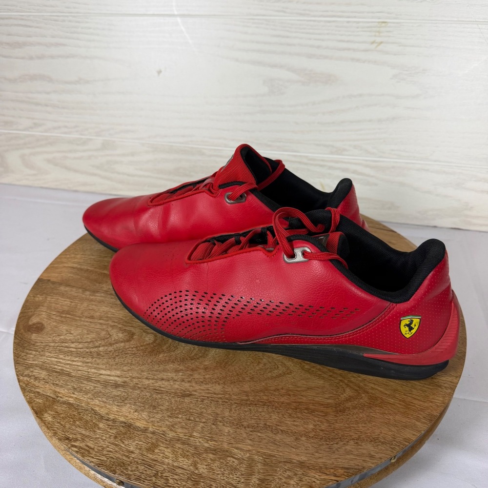 Puma Ferrari Drift Cat Decima Mens Red Racing Sneakers 307193-03 Size 11